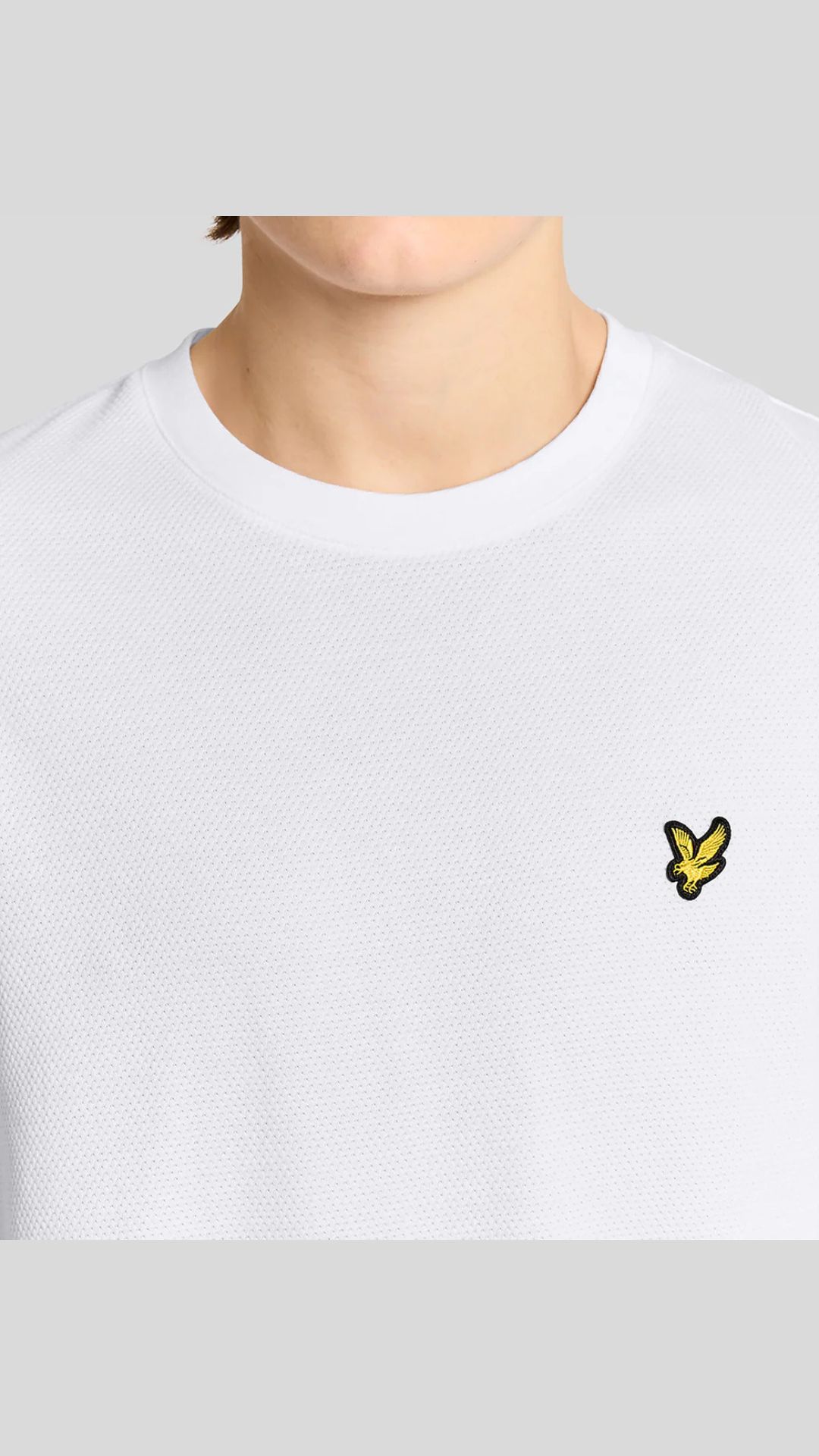 Camiseta Textured Jacquard – White (5)